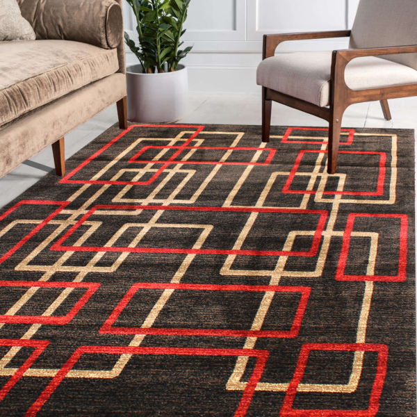 CH-43 Brown & Red Chester Hand Carved