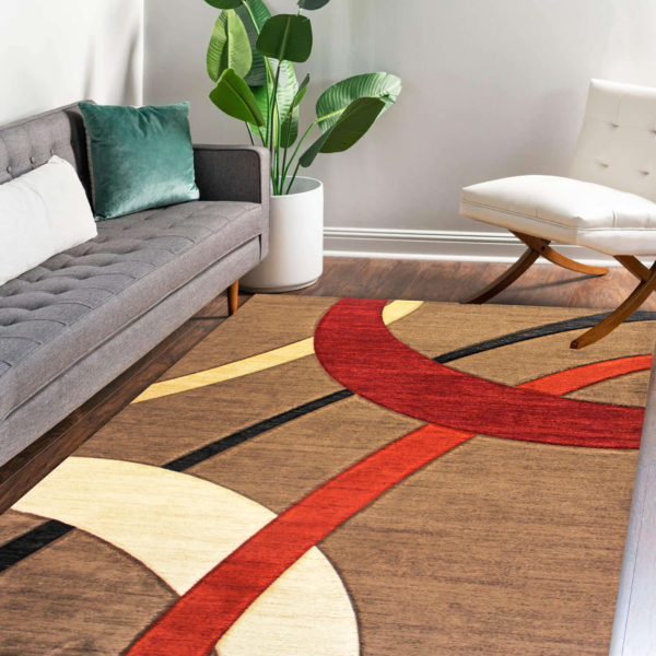 CH-44 Brown & Red Chester Hand Carved