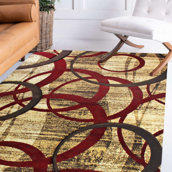 CH-14 Red & Brown Chester Hand Carved