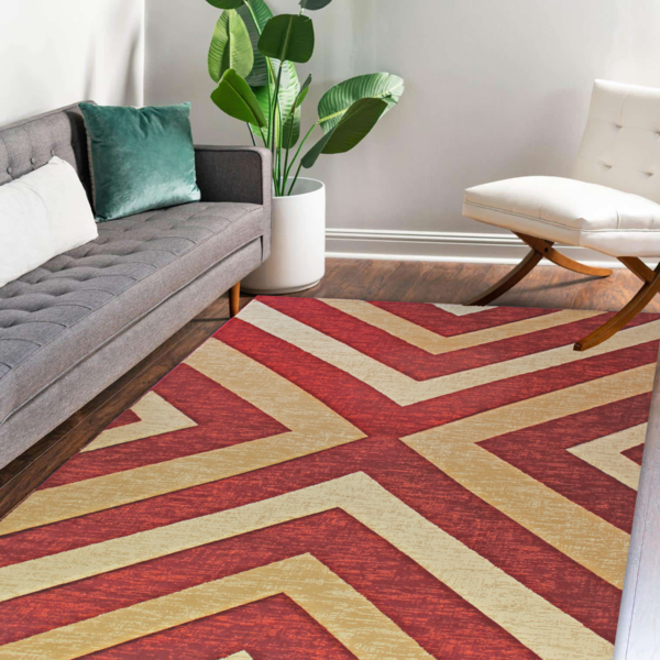 CH-33 Red & Brown Chester Hand Carved