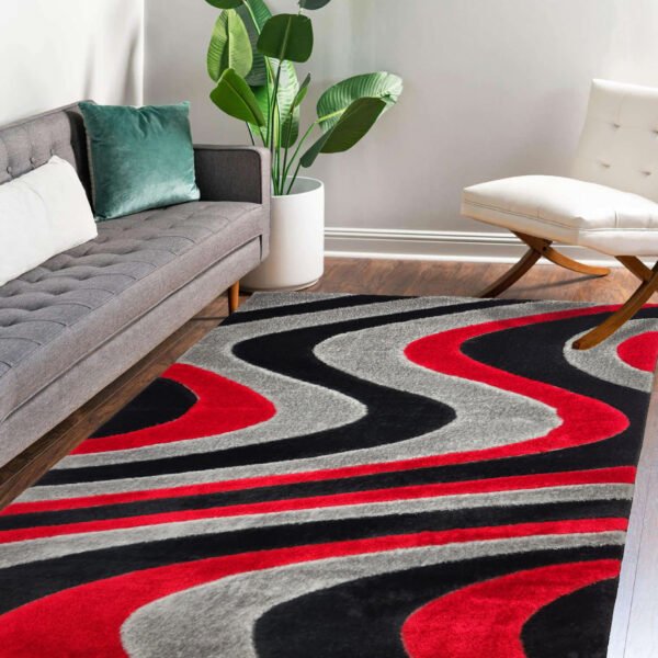 NYC13 Wave -  Red & Grey