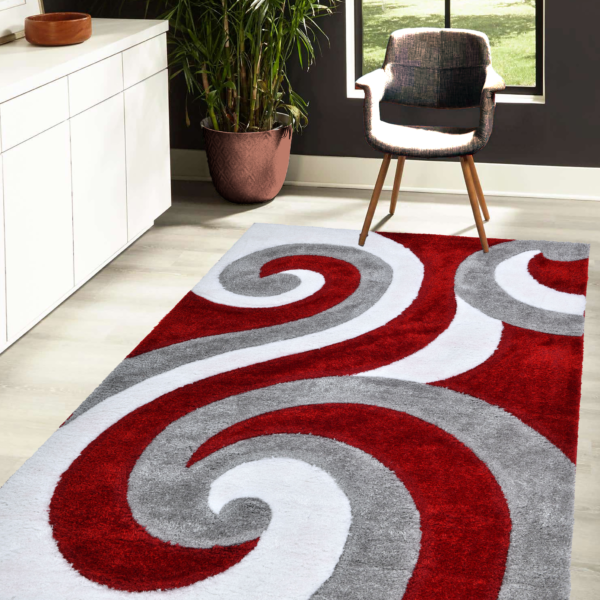 NYC23 Swirl - Red & Grey