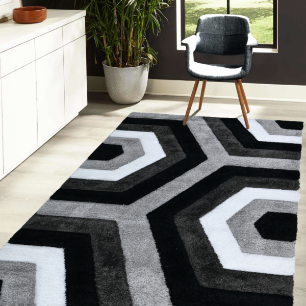 NYC61 Hexagon - Black & White