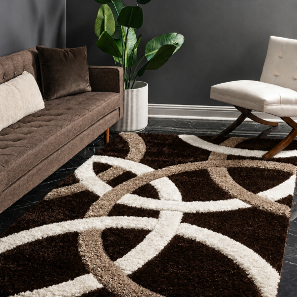 N72 Infinity Circle - Brown & Beige