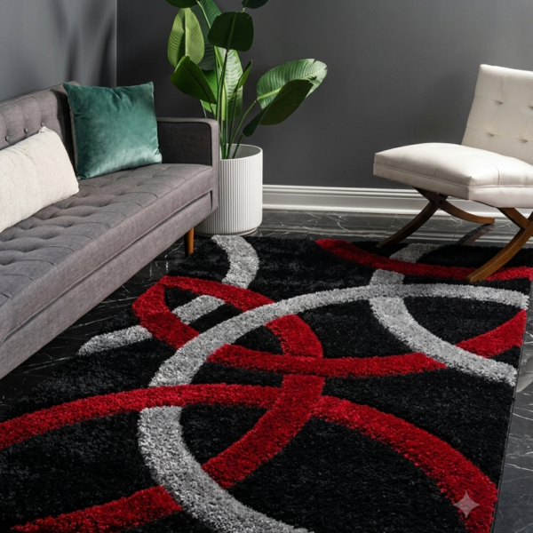 N73 Infinity Circle - Red & Black