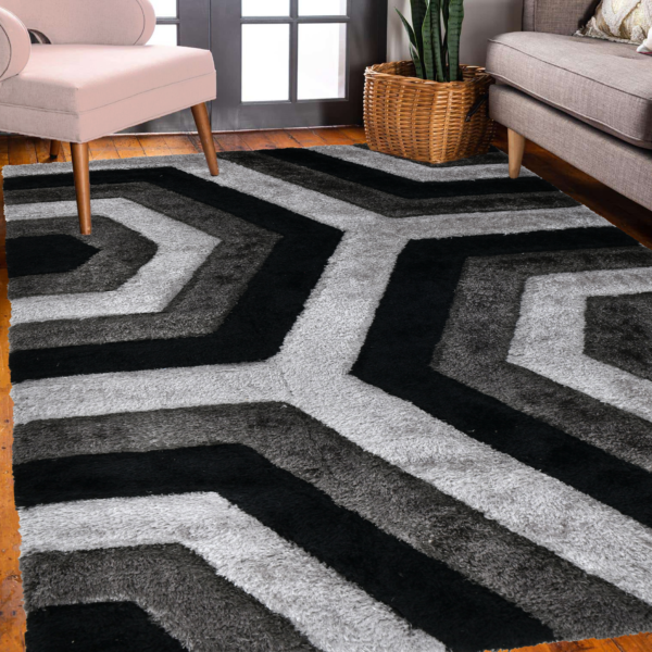 NYC68 Hexagon - Black & Grey