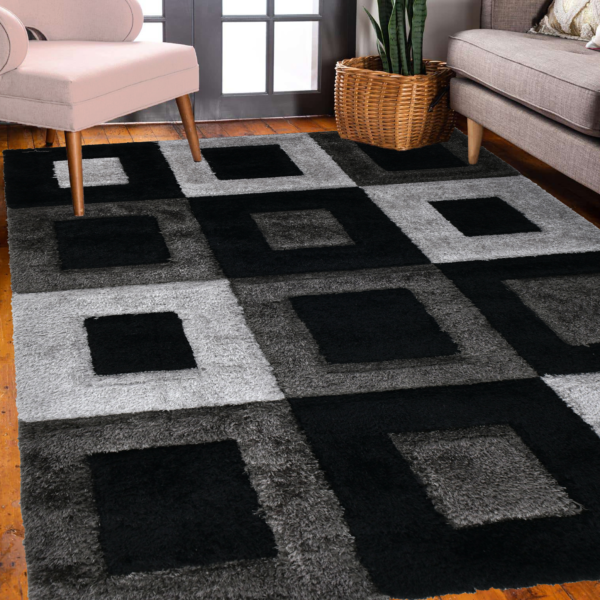 NYC58 Squares - Black & Grey