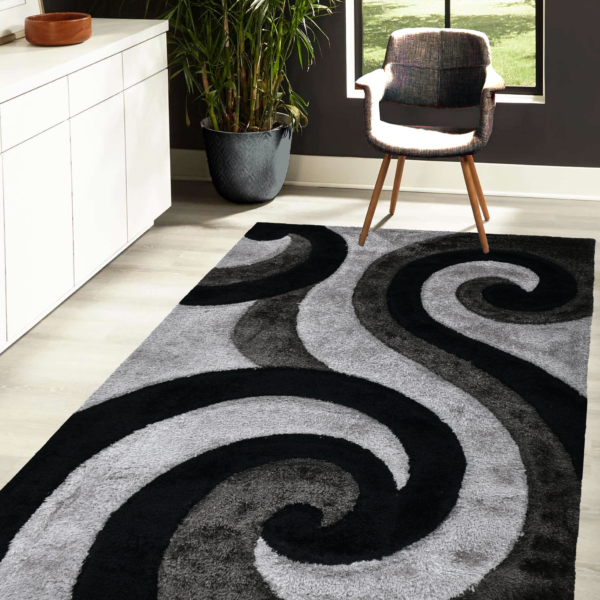 NYC28 Swirl - Black & Grey