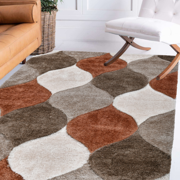 N46 Diamond - Rust & Grey